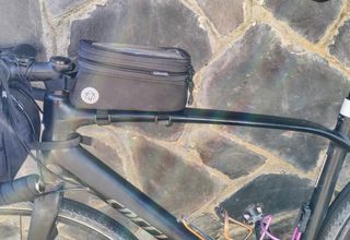 Bolsa manillar tubular Topeak + Bolsa cuadro móvil