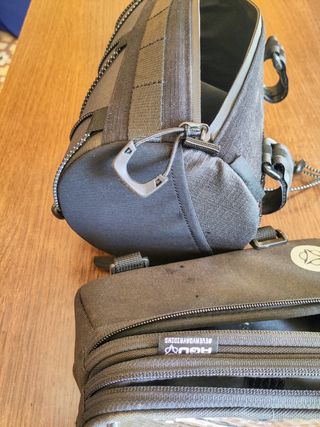 Bolsa manillar tubular Topeak + Bolsa cuadro móvil