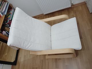 Sillón madera blanco - Cómodo