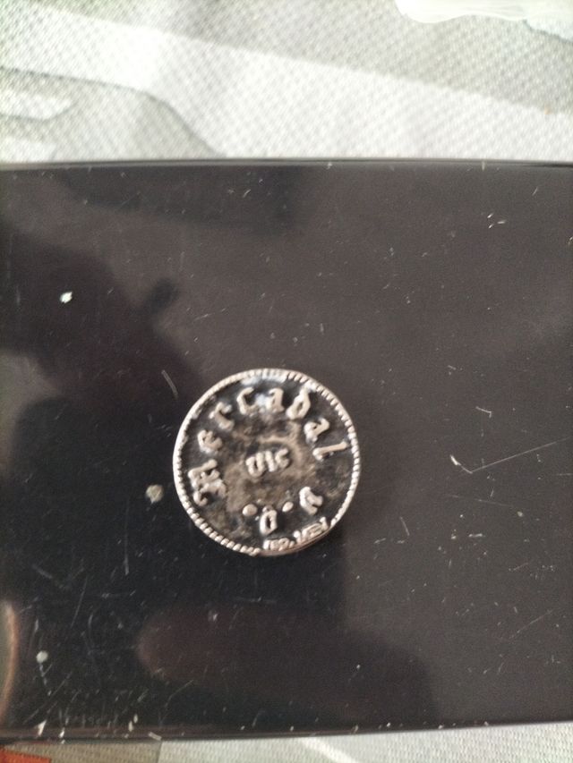 Moneda antigua de PLATA 