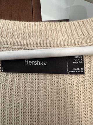 chaleco Bershka beige M