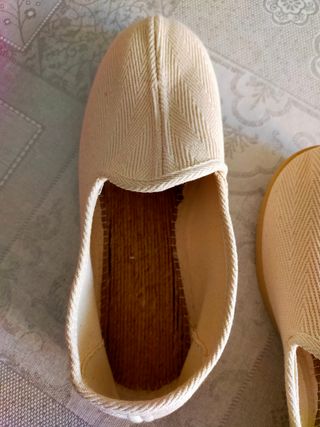 Alpargatas beige hombre - modernas