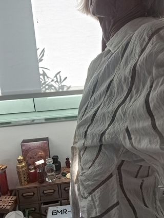 Blusa rayas blancas 