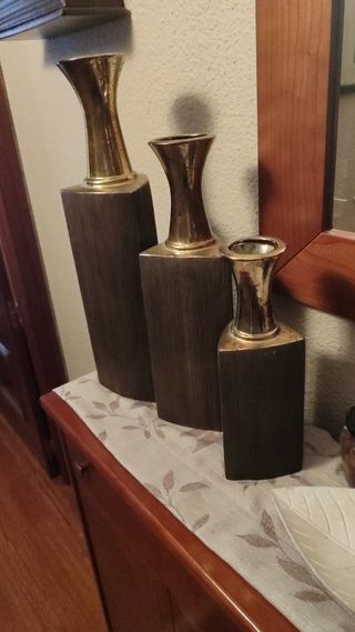 Juego tocador cerámico beige