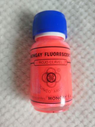 Pintura fluorescente Rojo Clavel