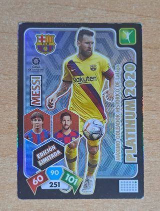 Carta Messi Platinum 2021-2022