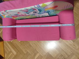 Sofá cama infantil unicornio