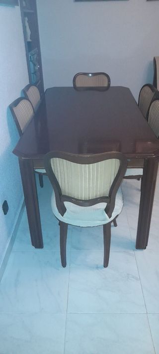 6 Sillas de comedor. Se regala la mesa de comedor