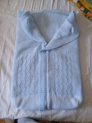 Saco dormir bebé, azul celeste