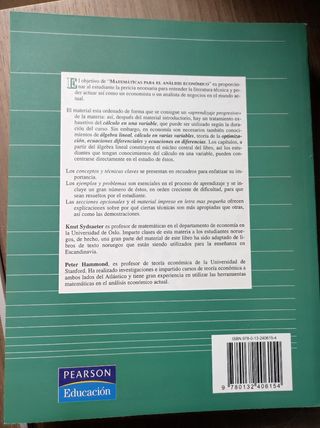 Matematicas Para El Analisis Economico (Spanish...