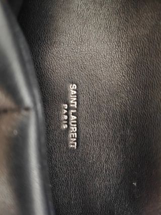 Bolso Yves Saint Laurent negro
