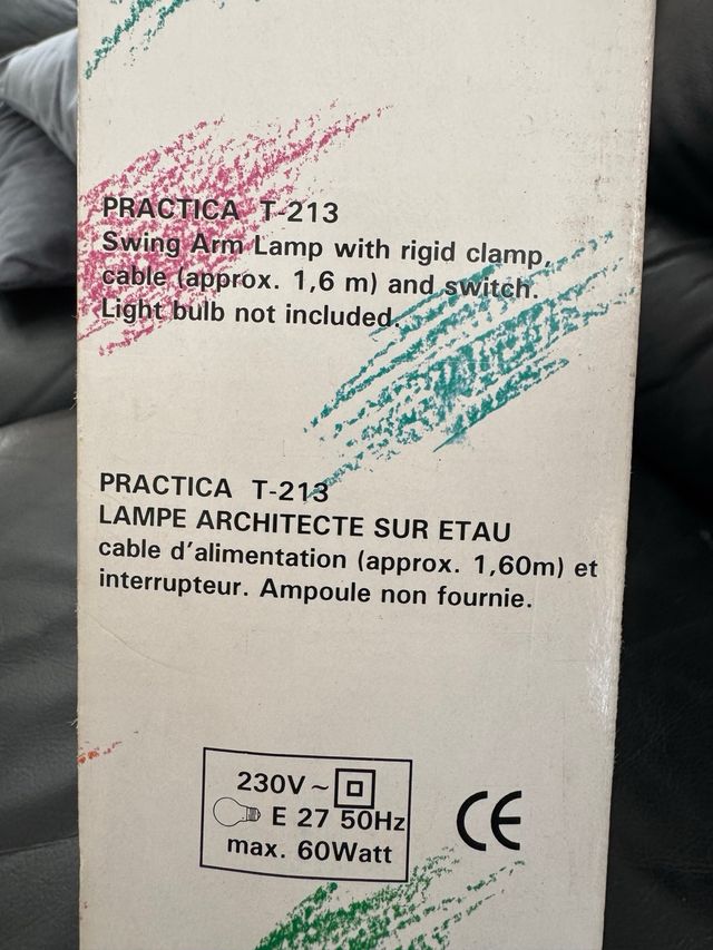 Lampada da tavolo Elegans vintage