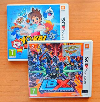 2 Juegos Nintendo 3DS: Yo-kai Watch & LBX