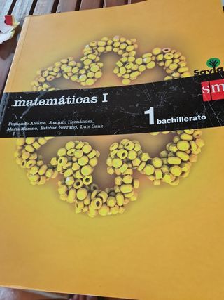 Matemáticas I. 1 Bachillerato. Savia