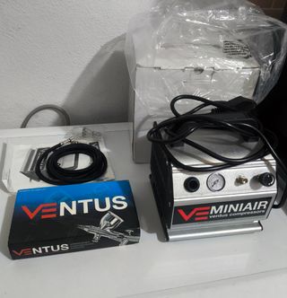 Compresor y aerografo Ventus MiniAir.