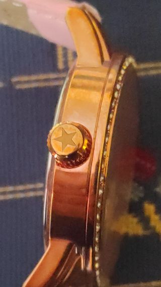 Reloj Mark Maddox mujer rosa dorado