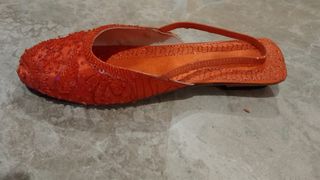 Zapatos fiesta mujer naranja, talla 39