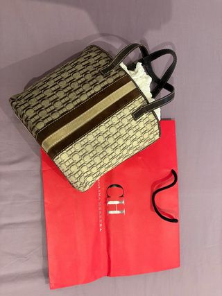 Bolso Carolina Herrera - Beige y Marrón