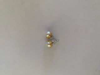 Pendientes Perlas naturales con oro