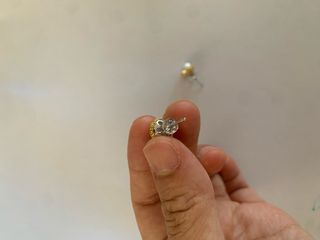 Pendientes Perlas naturales con oro