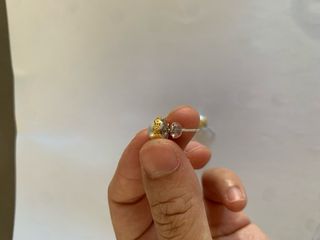 Pendientes Perlas naturales con oro