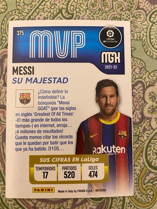 Cromo Messi Megacracks 21-22