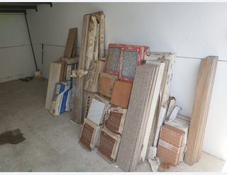 Restos baldosas porcelanicas y de gres.