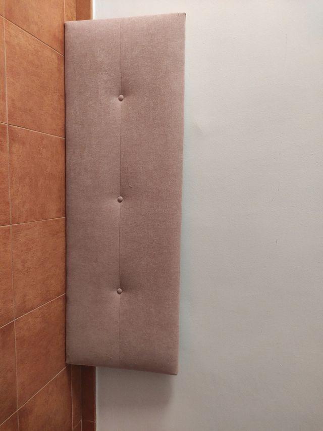 Cabecero cama 1,50m ,color rosa nube