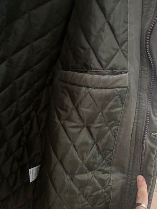 Parka verde oliva uomo