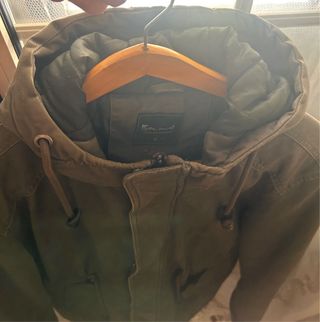 Parka verde oliva uomo
