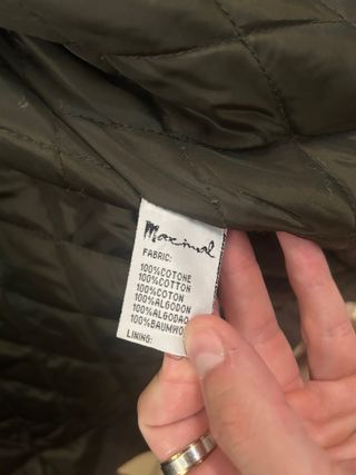 Parka verde oliva uomo