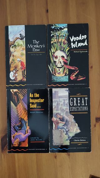 Lote 4 libros Oxford Bookworms