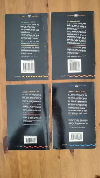 Lote 4 libros Oxford Bookworms