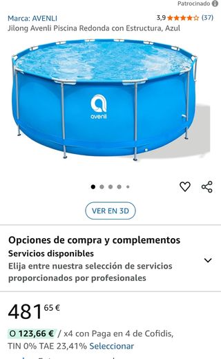 Piscina Avenli 450x122cm