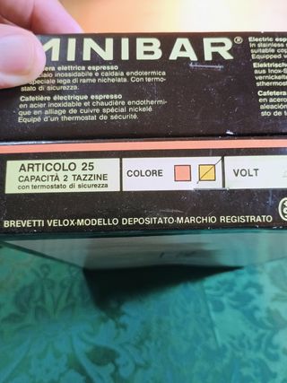 MiniBar - Caffettiera Espresso Vintage