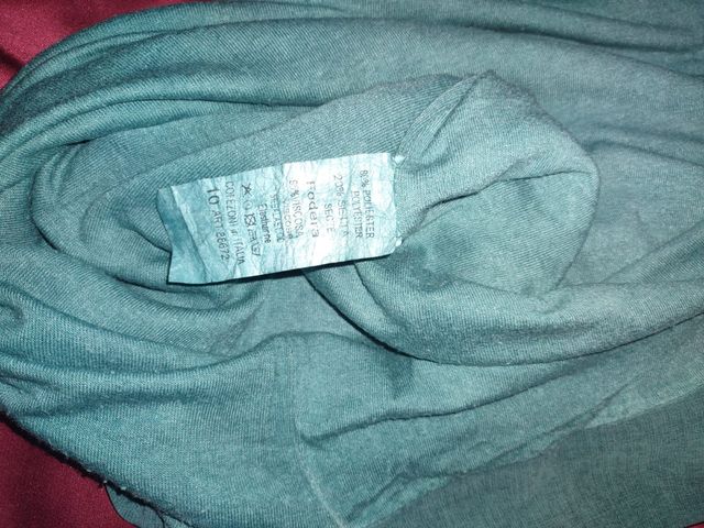 Vestitino grigio-verde floreale