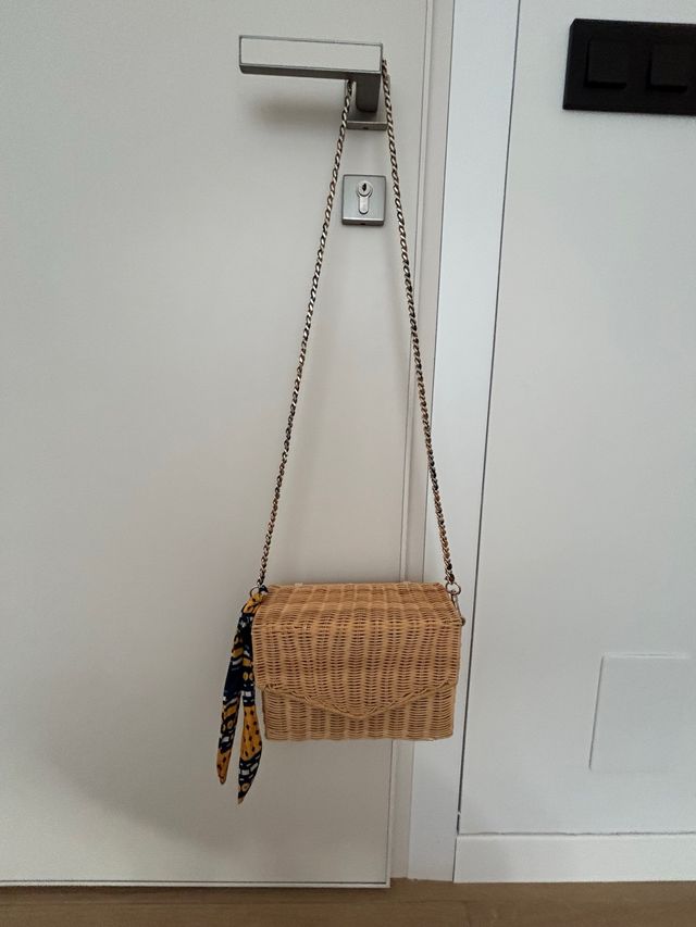 Bolso rafia Zara - bandolera