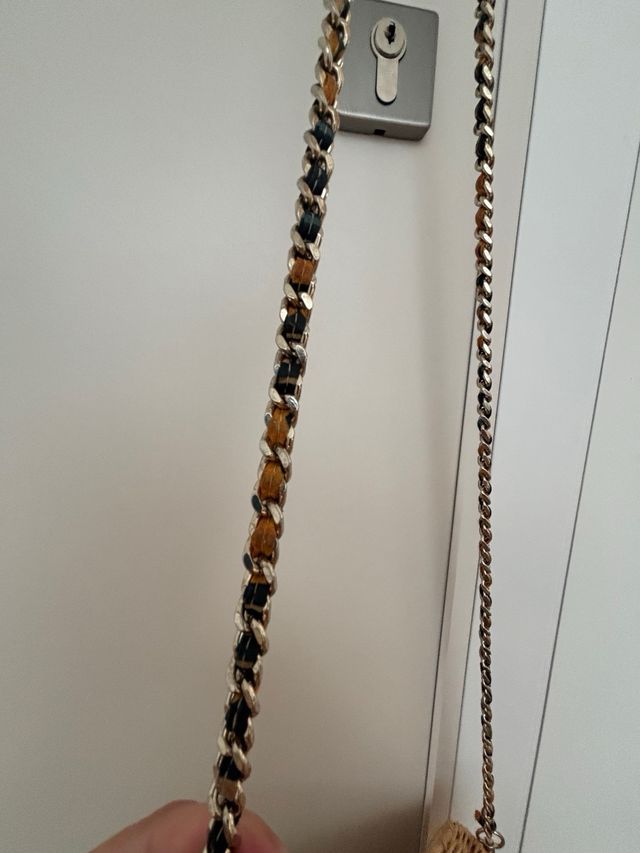 Bolso rafia Zara - bandolera