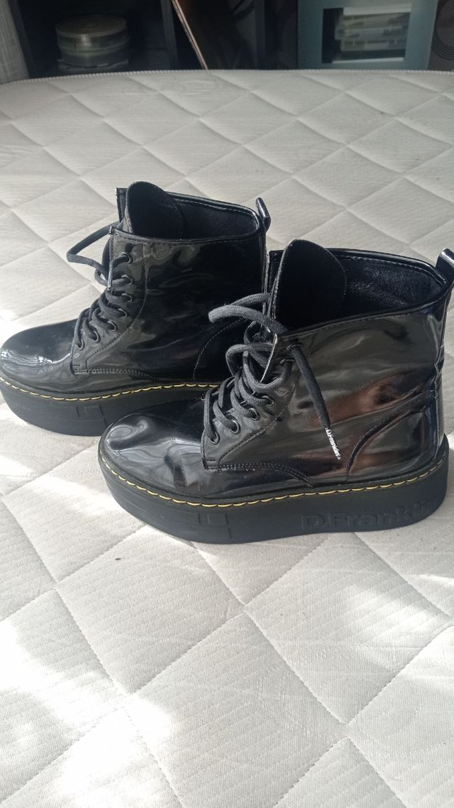 Botas Dr. Franklin negras, talla 39