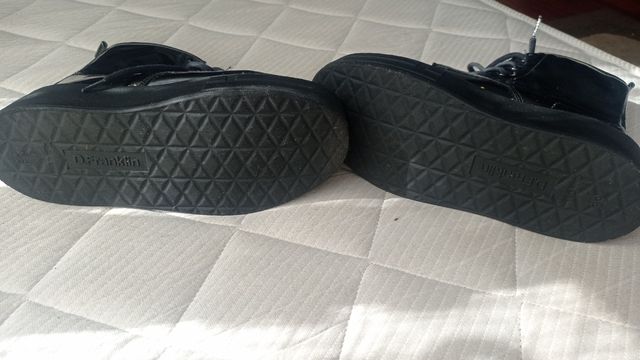 Botas Dr. Franklin negras, talla 39