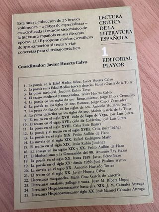 Literatura española 
