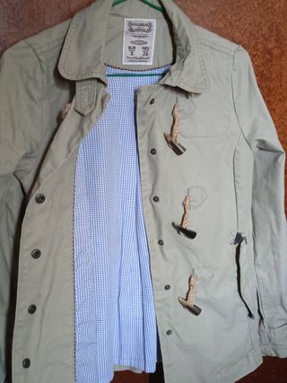 Chaqueta Pull&Bear beige talla S