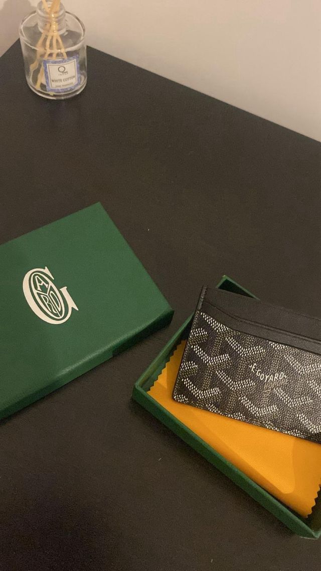 Tarjetero Goyard - Negro y Verde