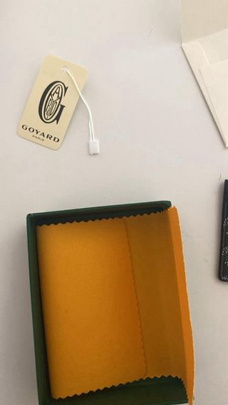 Tarjetero Goyard - Negro y Verde