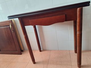 Mesa madera plegable