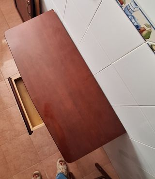 Mesa madera plegable