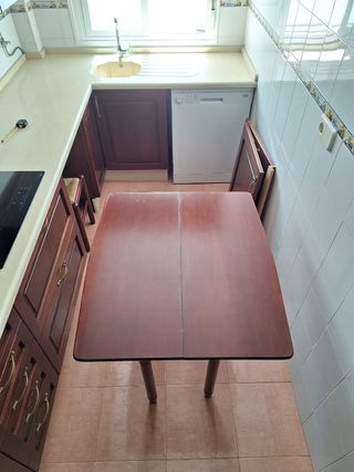 Mesa madera plegable
