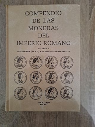 Compendio Monedas Imperio Romano (4 tomos)