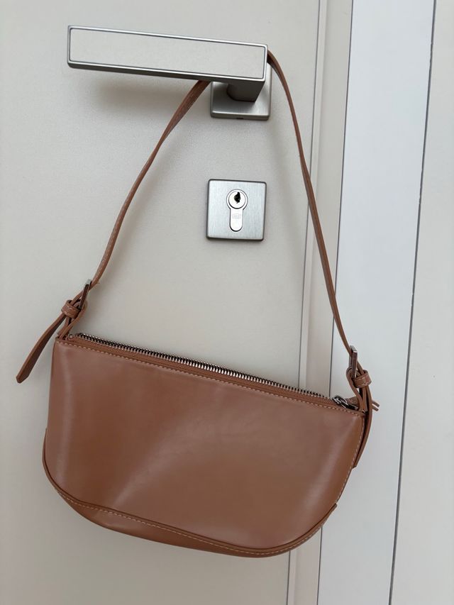 Bolso bandolera Mango marrón