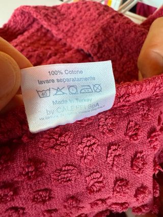 Accappatoi Caleffi Rosso e Beige